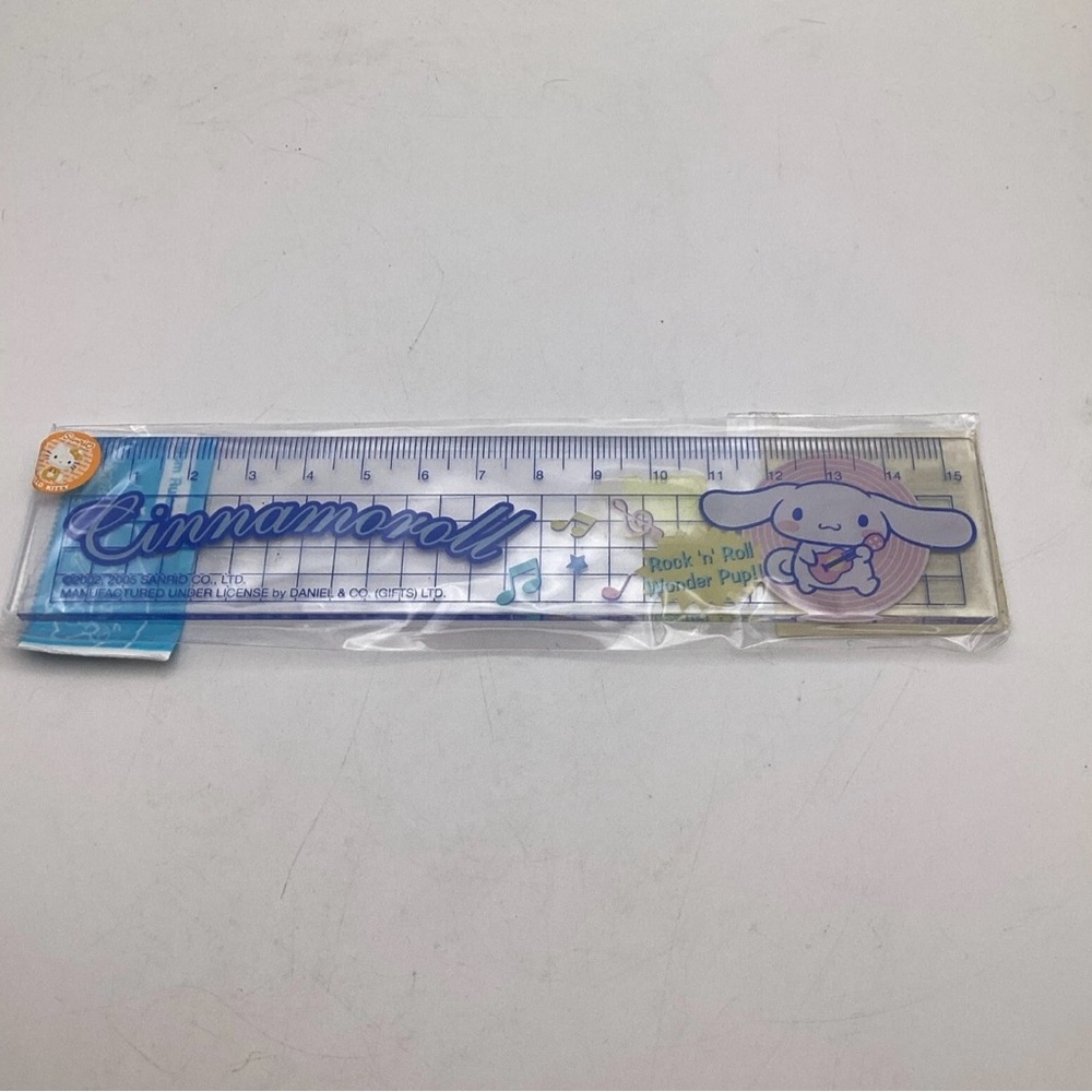 Sanrio Cinnamoroll Ruler 2005 15cm Blue NIP
